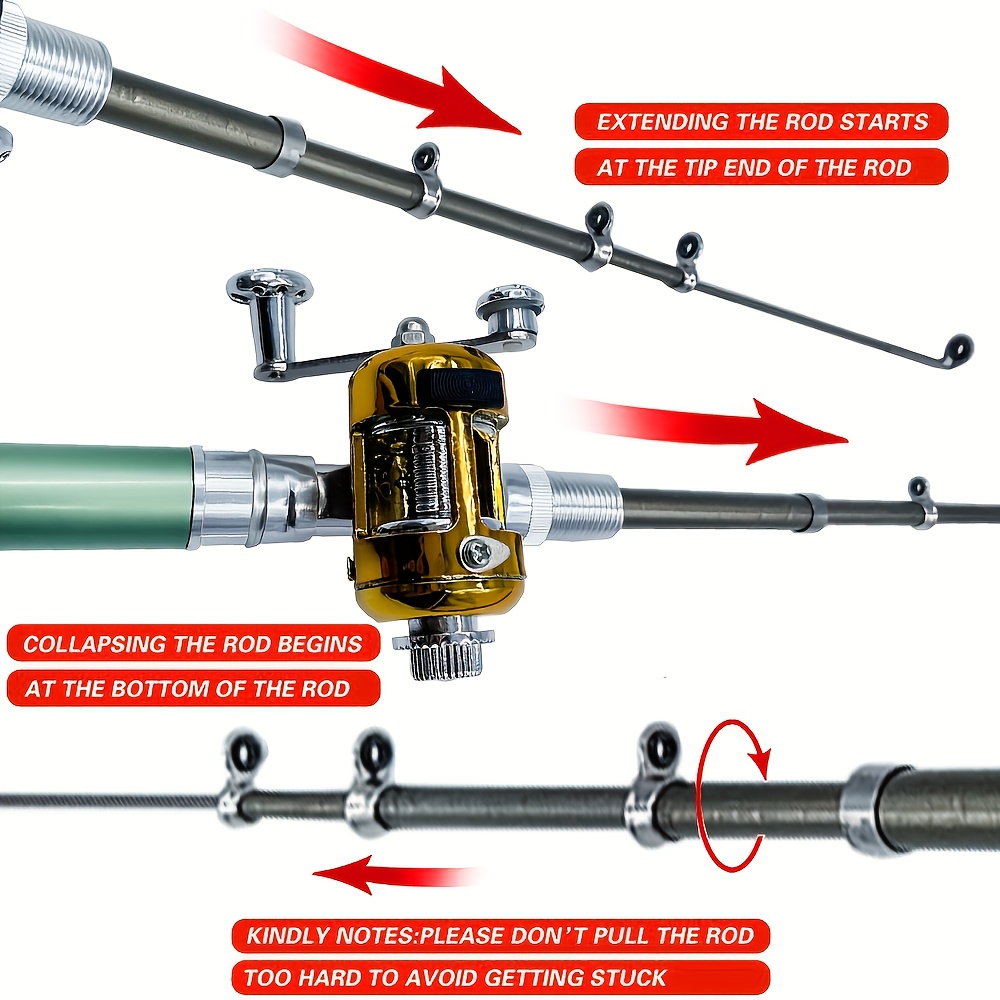 Pocket Ice Fishing Rod & Reel  - огляд і ціна Spincast Reel